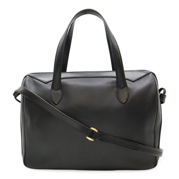 Gucci Old Gucci Handbag Boston Bag 2WAY Shoulder Bag Leather Black Black - Picture 1 of 9